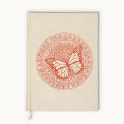 Jamarko hand-bound recycled-paper notebook — a Kathmandu paper-craft souvenir on Avendi